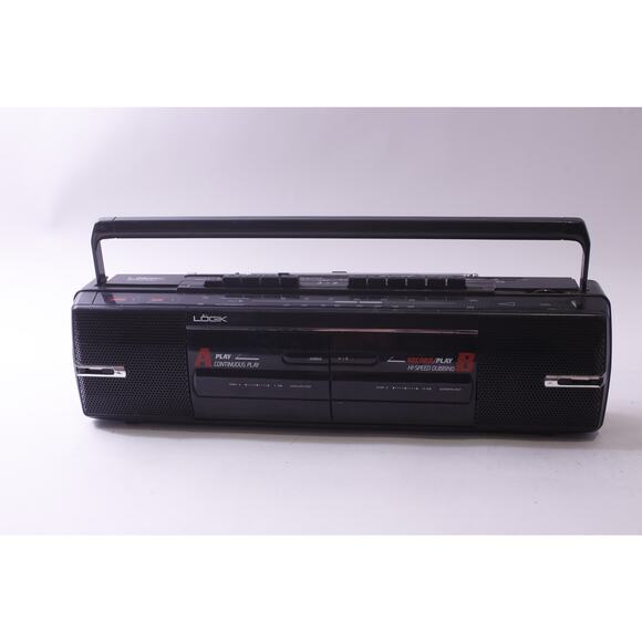 Logik, Model LBX-440, Stereo, Radio, Dual Cassette Recorder, ~ 250709-WH 761 - Picture 1 of 3
